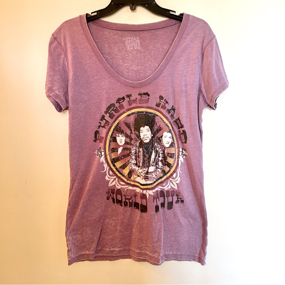 Stone Free - Purple Haze World Tour Band T-Shirt Size: XL